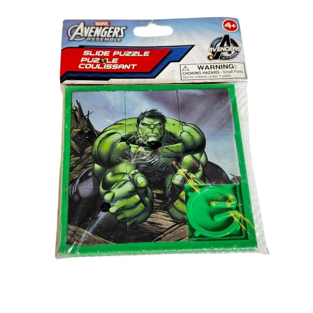 Marvel Avengers Hulk Slide Puzzle Toy For Kids Ages 4+